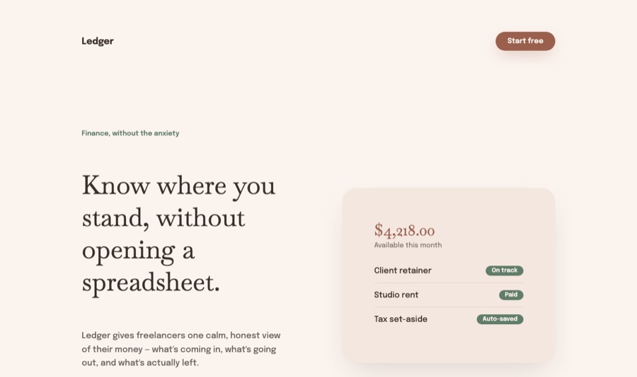 Soft calm mode: a gentle, low-contrast interface with rounded, quiet shapes.